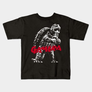 GAMERA - 58 years (front/back print 4 dark tees) Kids T-Shirt